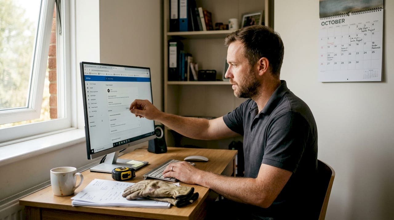 Essential contractor website maintenance checklist for UK trades
